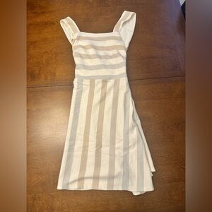 LOFT Striped Mini Dress